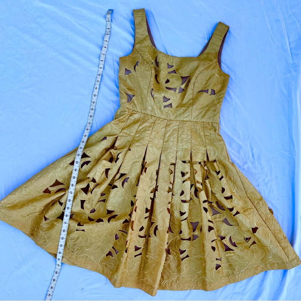 Vintage Betsey Johnson Dress. Gold/Yellow.